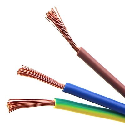 Base flexible del cable de transmisión de Rvv 3 que forra el cordón real eléctrico de los cables 1.5m m H05vv-F 1.0x3c
