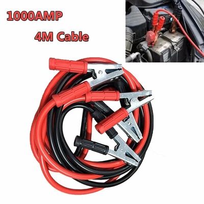 los 4M cables Jumper Cables largo resistente del aumentador de presión de 1000 amperios
