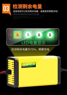 los cargadores de batería de plomo de 12V 15A 300W pulsan control de la temperatura de la reparación