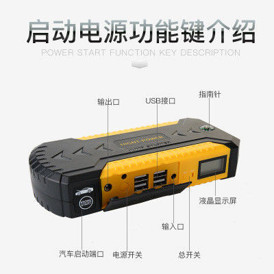 caja del aumentador de presión de batería de coche de Ion Battery Jump Pack 20000mAh del litio 12V
