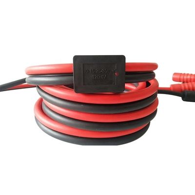 Indicador resistente de la emergencia 2 cables Jumper Cables de cobre del aumentador de presión de 25 pies