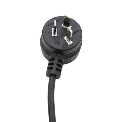 Cable australiano femenino de la corriente eléctrica del IEC del varón de la nema con tres Pin Plug